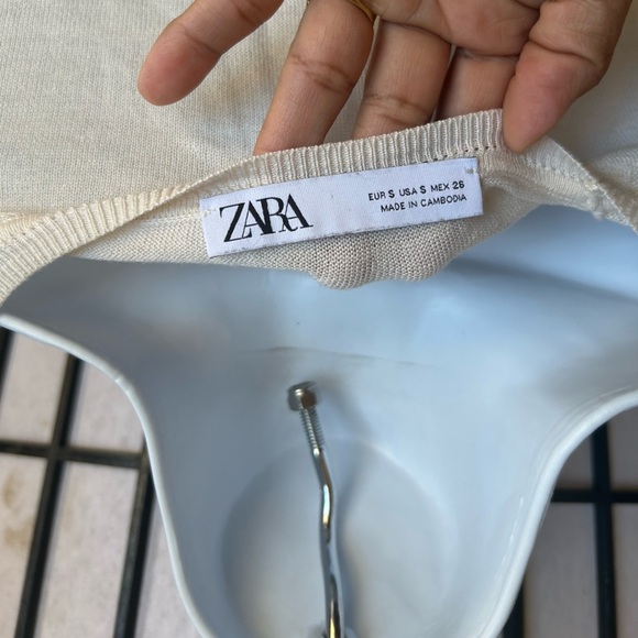 ZARA Striped Black and White Women's Top size small - Picture 7 of 7